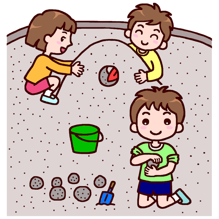 砂場遊び